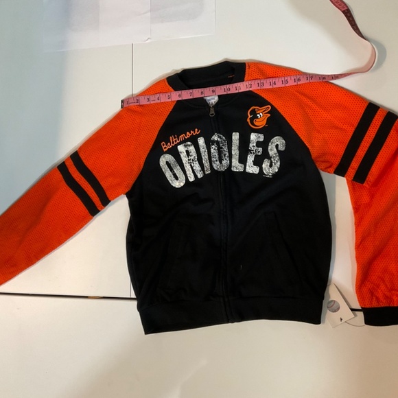 Authentic Baltimore Orioles Men’s Zippered Sweater - Size S - NWT - Picture 3 of 11